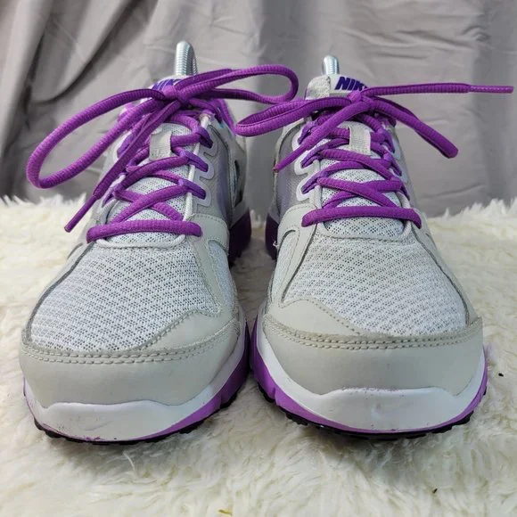 Nike Lunar Forever 2 Training Running Sneaker Women's Size 7.5 Gray Purple - Picture 2 of 16